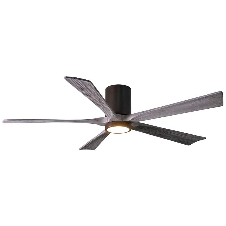 Image 1 60 inch Irene-5HLK Textured Bronze and Barn Wood LED Ceiling Fan