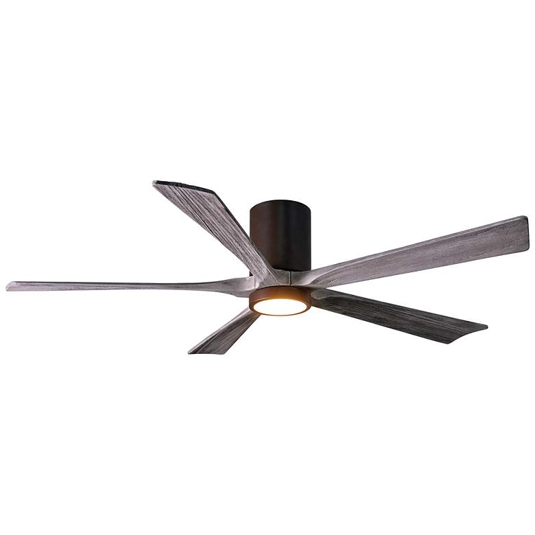 Image 1 60 inch Irene-5HLK Textured Bronze and Barn Wood LED Ceiling Fan