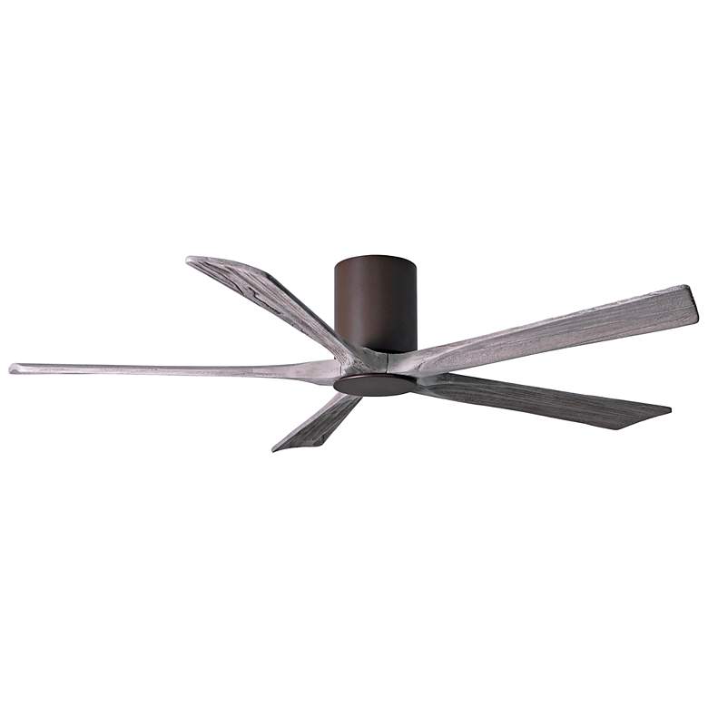 Image 4 60" Irene-5HLK Textured Bronze and Barn Wood LED Ceiling Fan more views