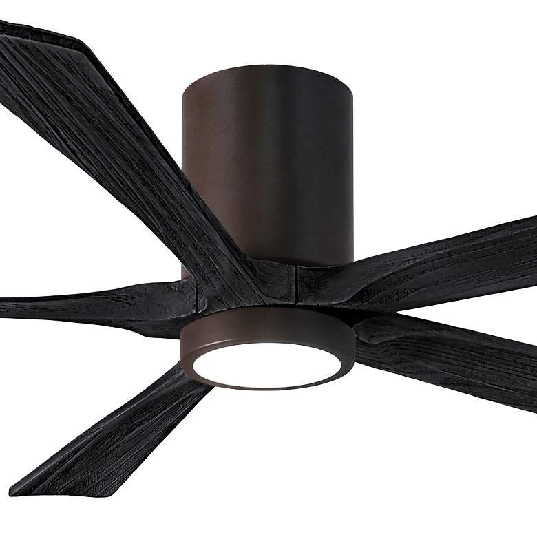 Image 2 60" Irene-5HLK Textured Bronze and Black LED Ceiling Fan with Remote more views