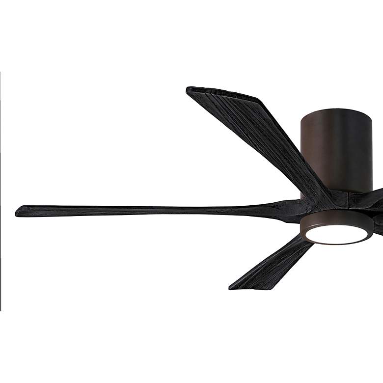 Image 3 60" Irene-5HLK Textured Bronze and Black LED Ceiling Fan with Remote more views