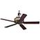 60" John Timberland Natural Mica Collection Iron Ceiling Fan