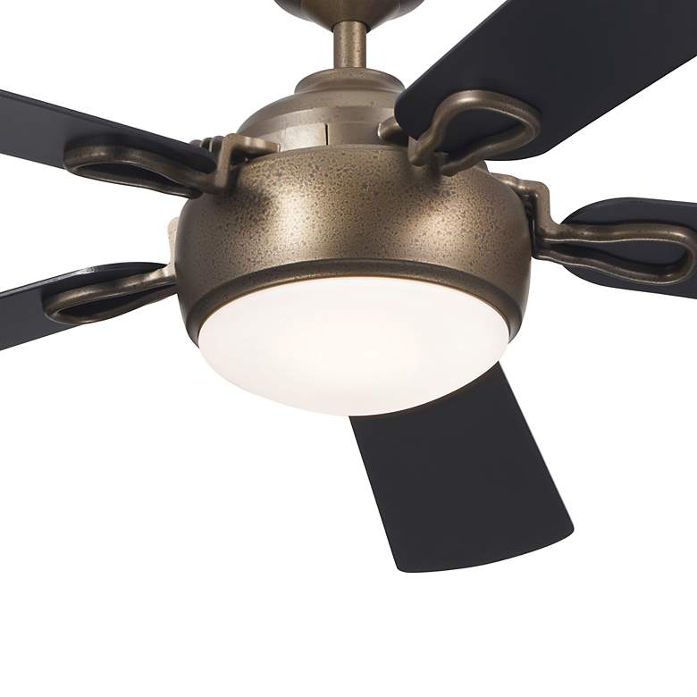 Image 4 60" Kichler Humble Character Bronze LED Ceiling Fan more views