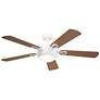 2_60" Kichler Humble White Finish 5-Blade Ceiling Fan
