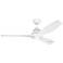 60" Kichler Jace White Damp Rated LED Ceiling Fan with Wall Control
