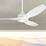 60" Kichler Jace White Damp Rated LED Ceiling Fan with Wall Control