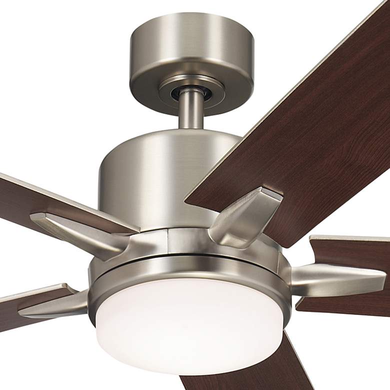 Image 2 60" Kichler Lucian Elite XL Brushed Nickel LED Fan with Wall Control more views