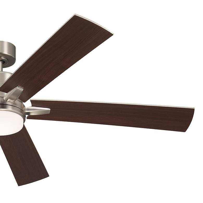 Image 3 60" Kichler Lucian Elite XL Brushed Nickel LED Fan with Wall Control more views