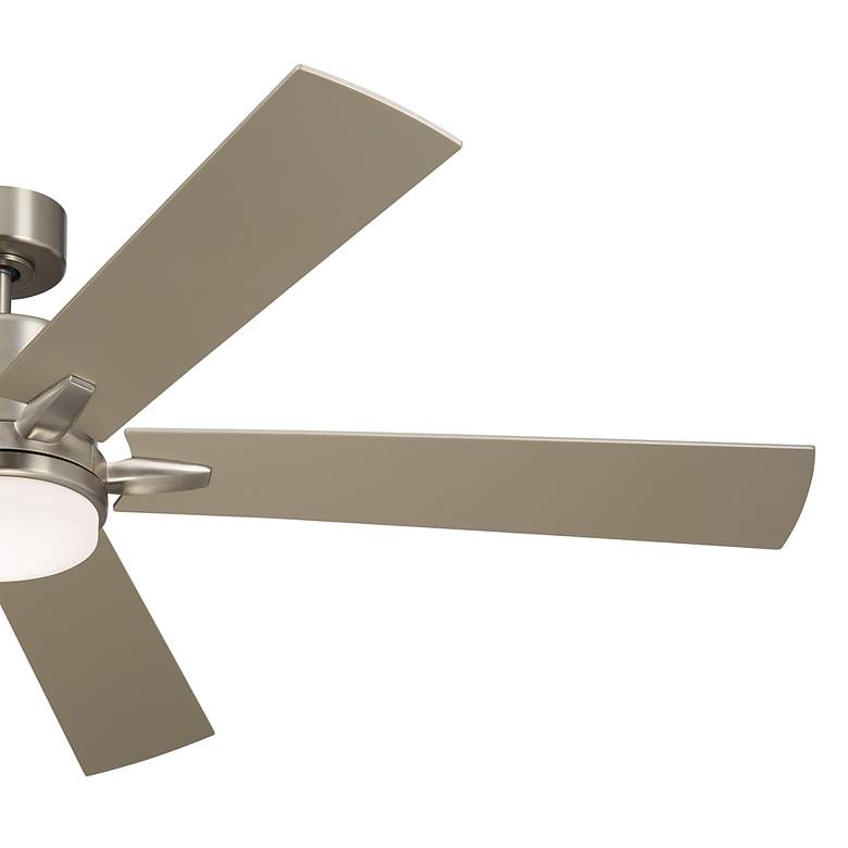 Image 4 60 inch Kichler Lucian Elite XL Brushed Nickel LED Fan with Wall Control more views