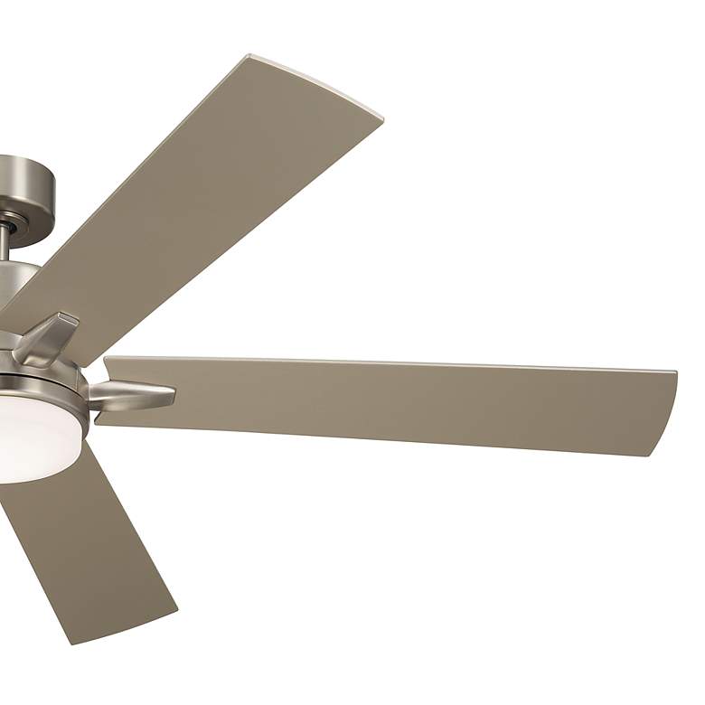 Image 5 60" Kichler Lucian Elite XL Brushed Nickel LED Fan with Wall Control more views