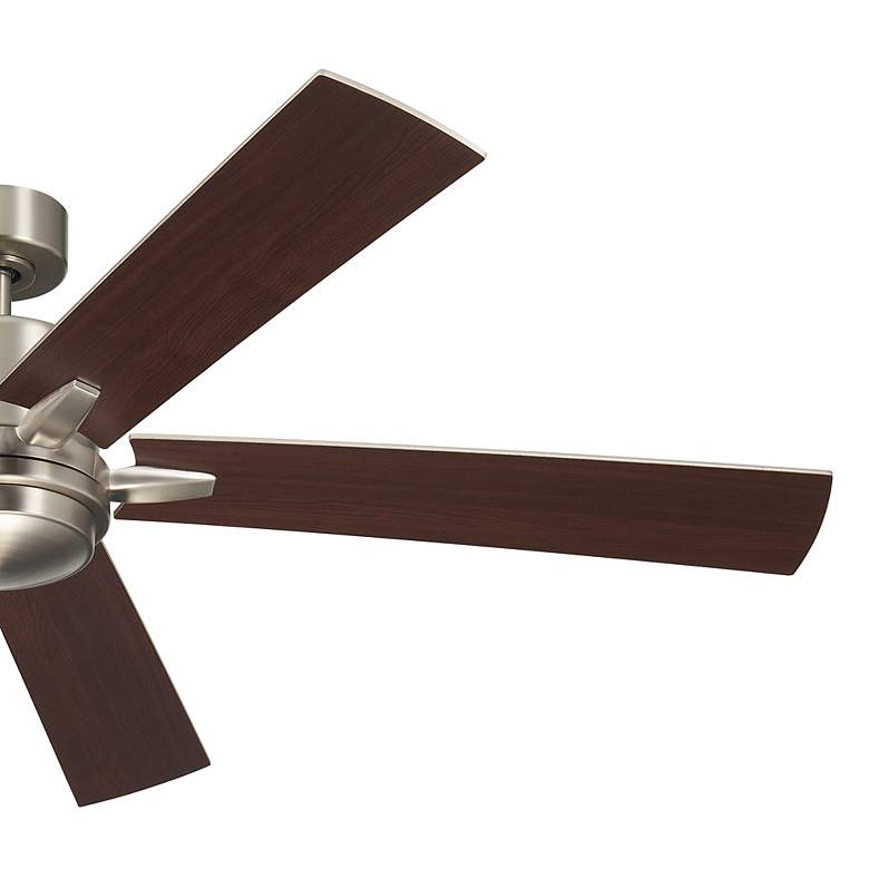 Image 6 60 inch Kichler Lucian Elite XL Brushed Nickel LED Fan with Wall Control more views