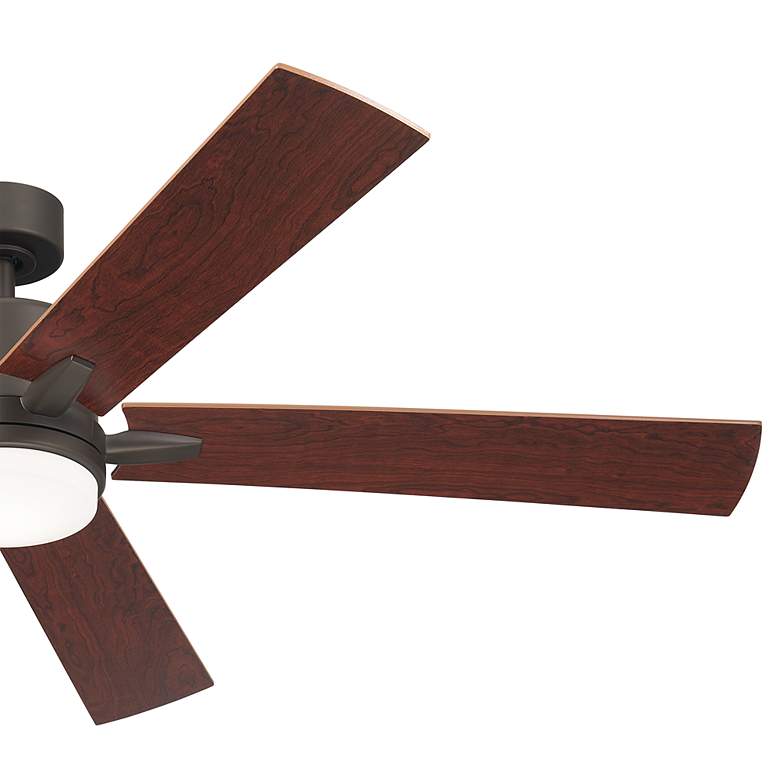 Image 4 60 inch Kichler Lucian Elite XL Olde Bronze LED Fan with Wall Control more views