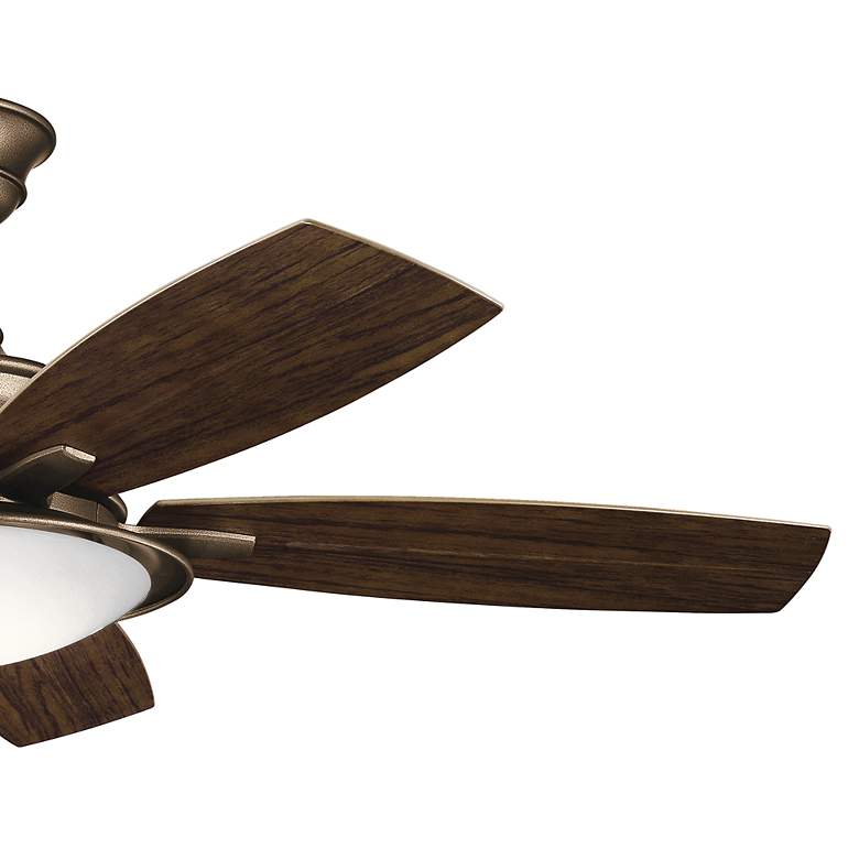 Image 3 60" Kichler Lyndon Patio Black LED Outdoor Fan with Wall Control more views