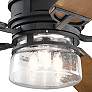 6_60" Kichler Lyndon Patio Black LED Outdoor Fan with Wall Control more views