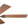 6_60" Kichler Lyndon Patio Bronze LED Wet Rated Fan with Wall Control more views