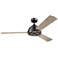 60" Kichler Pinion Anvil Iron Gears Ceiling Fan with Wall Control