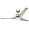 60" Kichler Rana Nickel LED Wet Rated Ceiling Fan with Wall Control