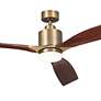 5_60" Kichler Ridley II Brass Indoor LED Ceiling Fan with Wall Control more views