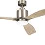 60" Kichler Ridley II Pewter Indoor LED Ceiling Fan with Wall Control