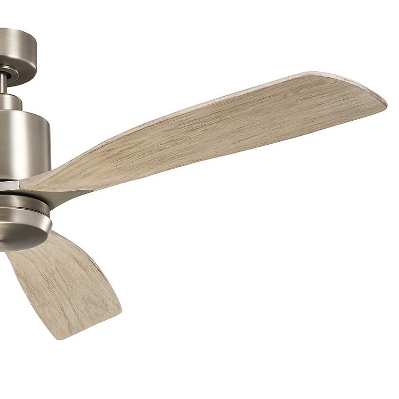 Image 7 60" Kichler Ridley II Pewter Indoor LED Ceiling Fan with Wall Control more views
