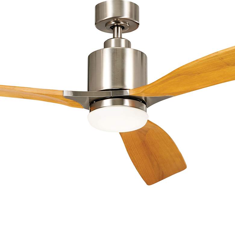 Image 5 60" Kichler Ridley II Steel Indoor LED Ceiling Fan with Wall Control more views