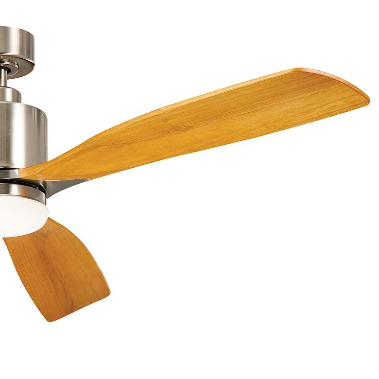 Image 7 60" Kichler Ridley II Steel Indoor LED Ceiling Fan with Wall Control more views
