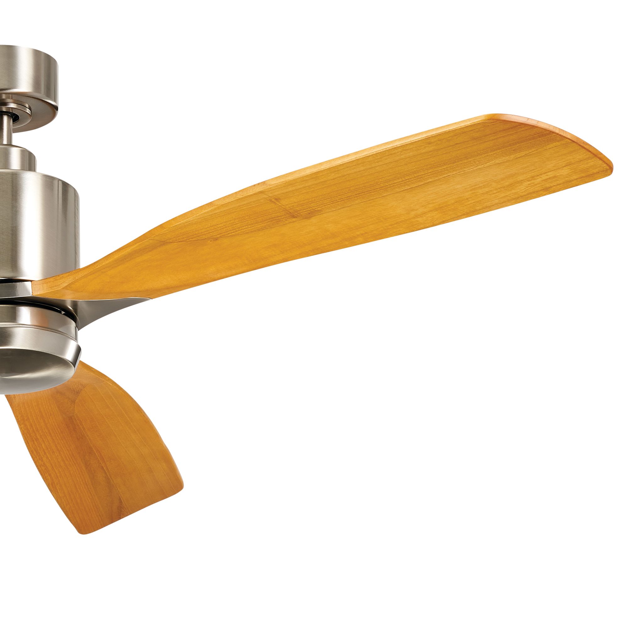 60" Kichler Ridley II Steel Indoor LED Ceiling Fan with Wall Control in scene