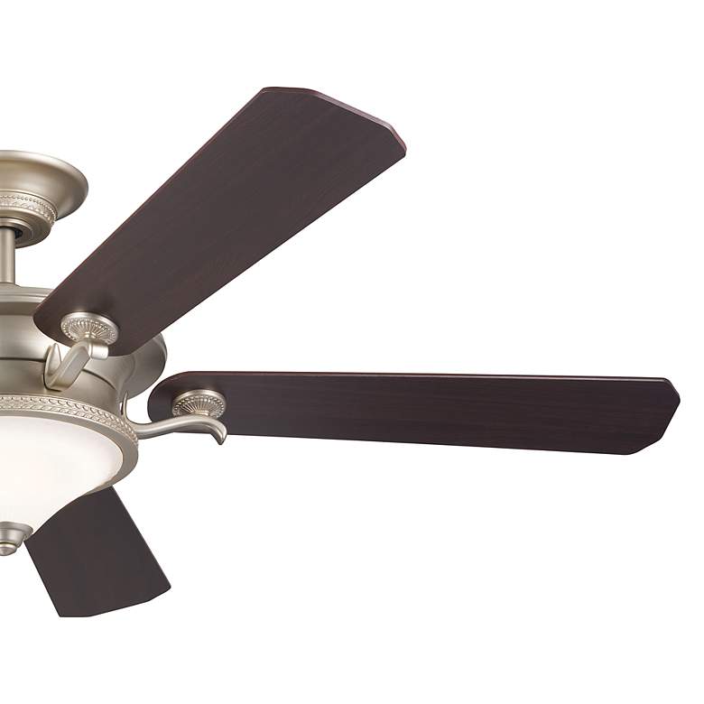 Image 6 60" Kichler Rise Brushed Nickel LED Indoor Ceiling Fan with Wall Unit more views