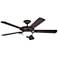60" Kichler Rise Olde Bronze LED Indoor Ceiling Fan with Wall Control