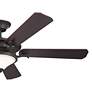 3_60" Kichler Rise Olde Bronze LED Indoor Ceiling Fan with Wall Control more views