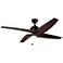 60" Kichler Surrey Climates Natural Bronze Ceiling Fan with Pull Chain