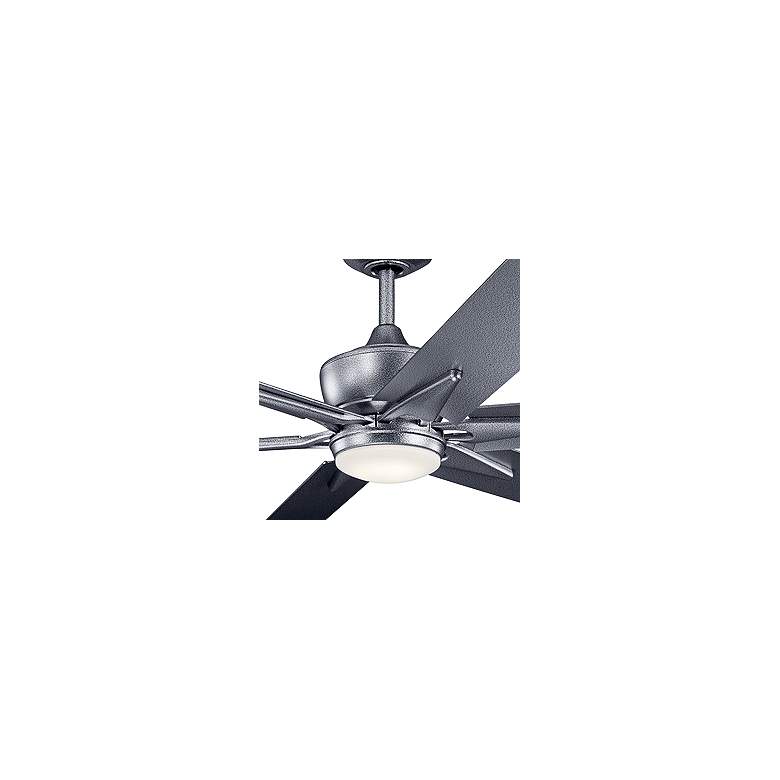 Image 4 60" Kichler Szeplo II Steel Wet Rated LED Fan with Wall Control more views