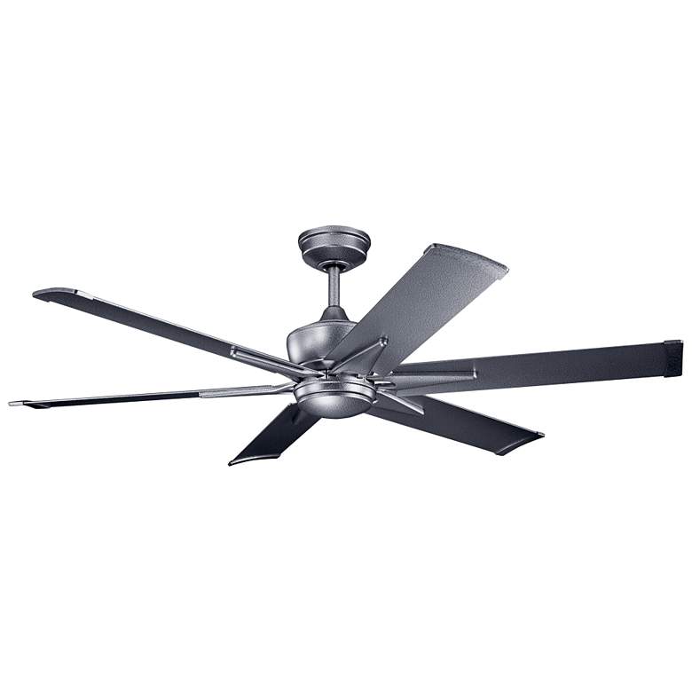 Image 6 60" Kichler Szeplo II Steel Wet Rated LED Fan with Wall Control more views