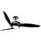 60" Kichler Zenith Polished Nickel LED Ceiling Fan with Wall Control