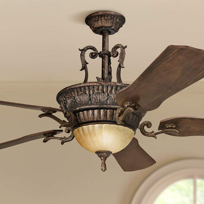 Image 1 60" Kimberley Berkshire Bronze Ceiling Fan
