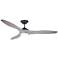 60" Linberg Eco Graphite - Timber Gray LED Ceiling Fan
