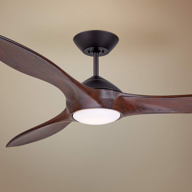 Image 1 60 inch Linberg Eco Oil-Rubbed Bronze - Coffee LED Ceiling Fan