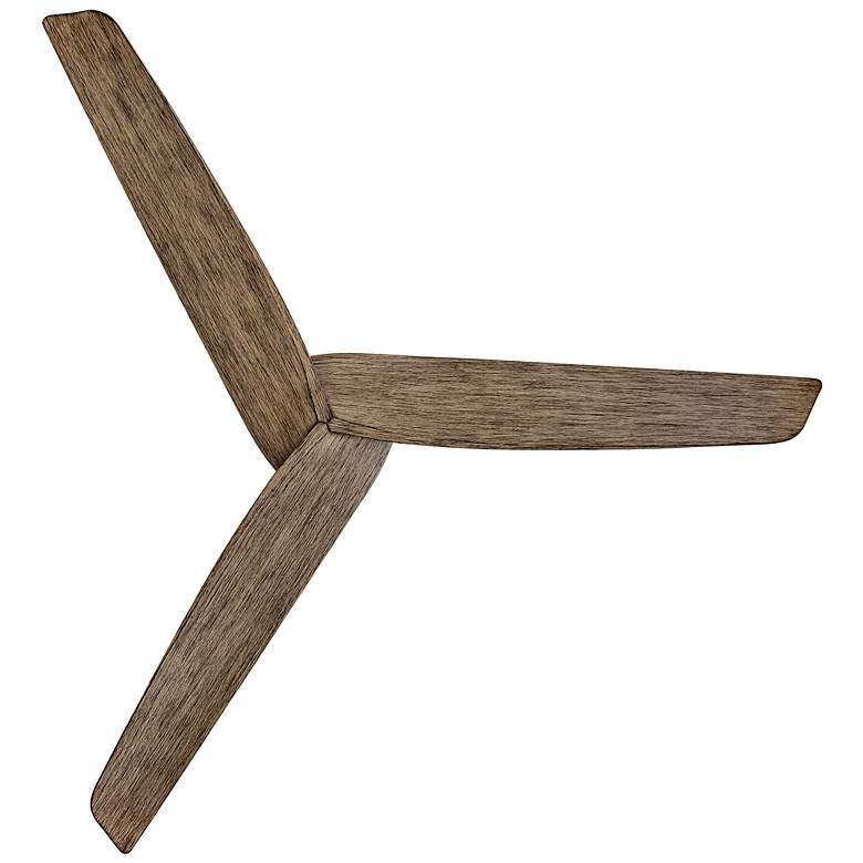 Image 3 60" Liv Matte Black Smart Ceiling Fan with Driftwood Blades more views