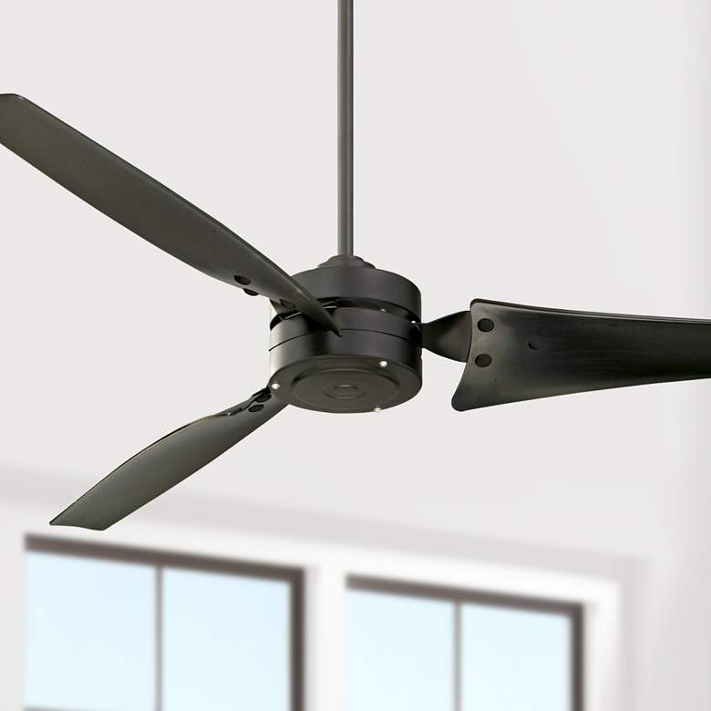 Image 1 60 inch Loft  Barbeque Black Ceiling Fan