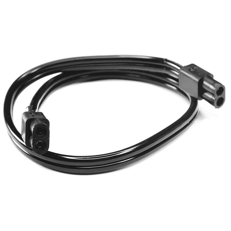 Image 1 60" Long Black Thermoplastic Elastomer Jumper Connector