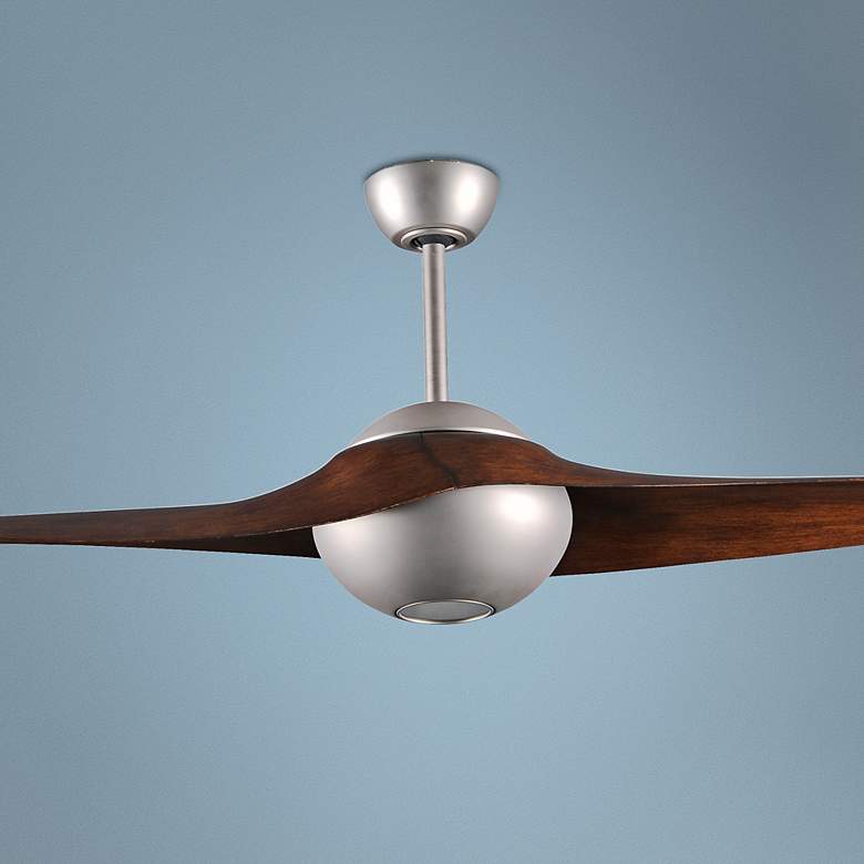 Image 1 60 inch Matthews C-IV Walnut - Nickel LED Ceiling Fan