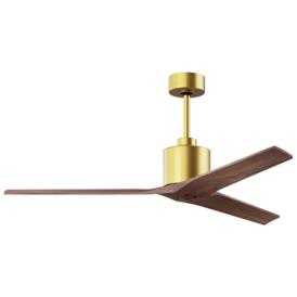 60" Matthews Fan Company Mollywood Brushed Brass 3-Blade Ceiling Fan 60" Matthews Fan Company Mollywood Brushed Brass 3-Blade Ceiling Fan
