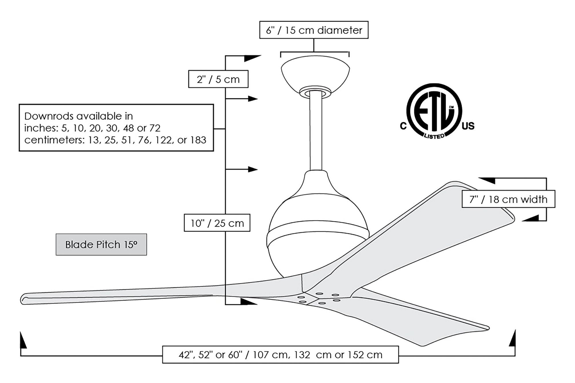60" Matthews Irene 3 Textured Bronze and White Remote Ceiling Fan