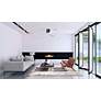 6_60" Matthews Irene 3H Bronze White Hugger Ceiling Fan with Remote more views