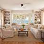 7_60" Matthews Irene 3H Bronze White Hugger Ceiling Fan with Remote more views