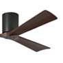 3_60" Matthews Irene-3H Matte Black Damp Hugger Ceiling Fan with Remote more views