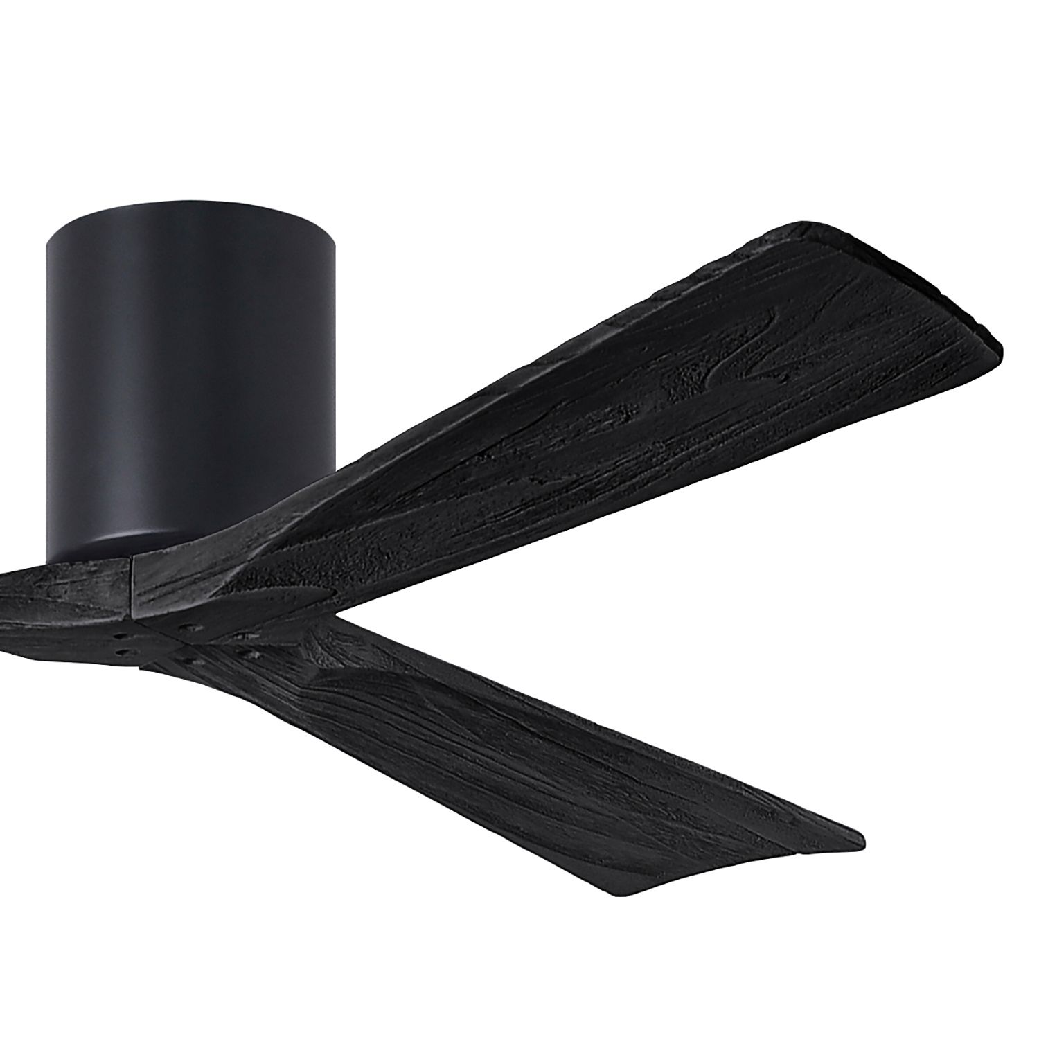 Image 3 60" Matthews Irene 3H Matte Black Remote Hugger Ceiling Fan more views