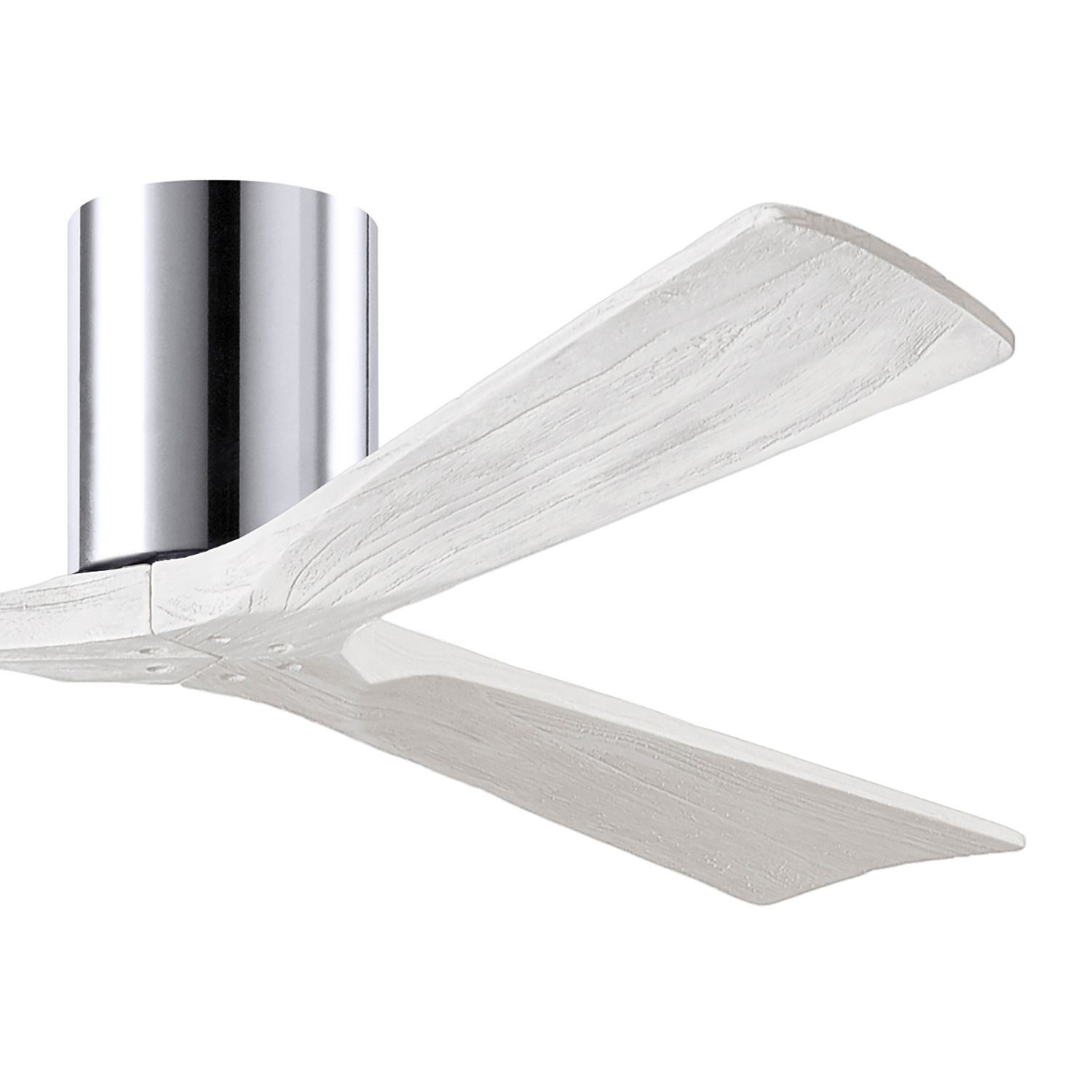 Image 3 60" Matthews Irene 3H Polished Chrome Hugger Ceiling Fan with Remote more views