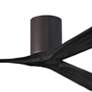 2_60" Matthews Irene 3H Polished Chrome Hugger Ceiling Fan with Remote more views