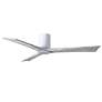 2_60" Matthews Irene 3H White and Barnwood Remote Hugger LED Ceiling Fan more views